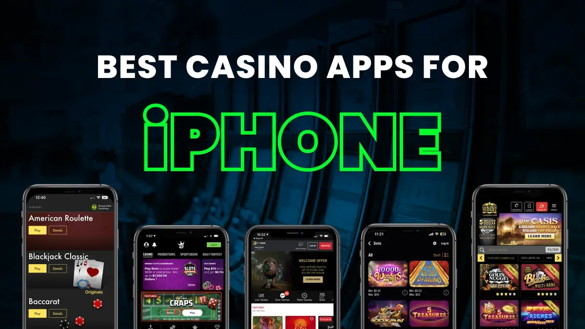 The Best Casino Apps for iPhone May 2025 Header Image